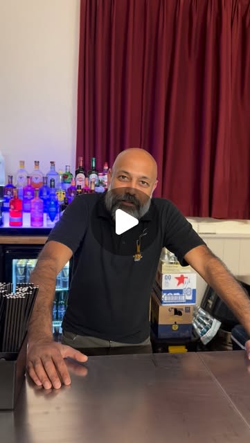 50th birthday party cocktail bar at Sulhamstead Village Hall, Berkshire
